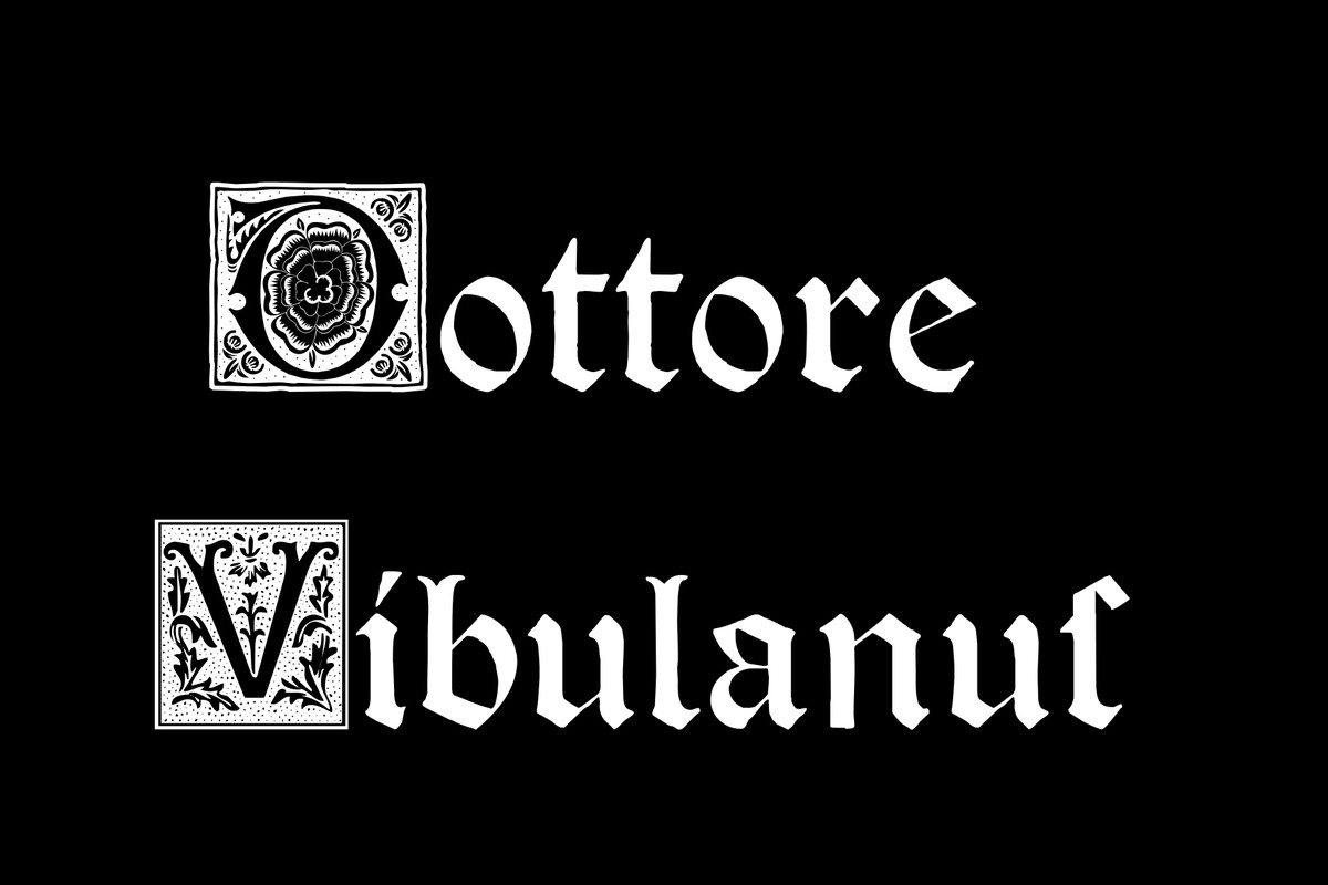 폰트 Dottore Vibulanus
