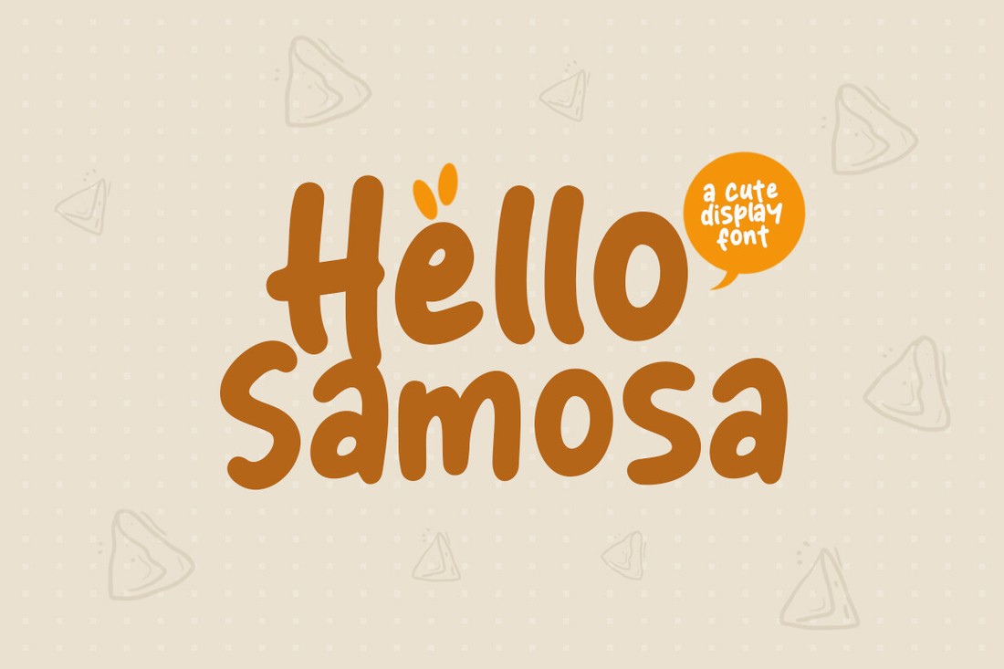 폰트 Hello Samosa