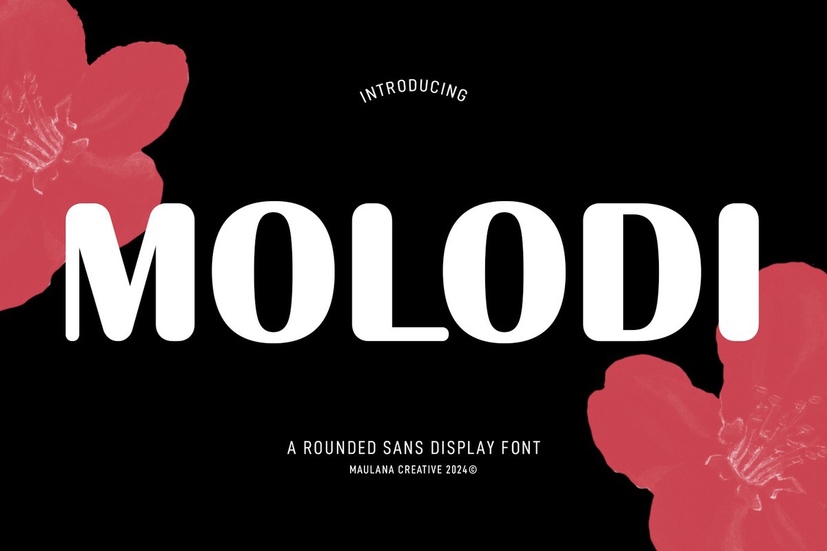 폰트 Molodi
