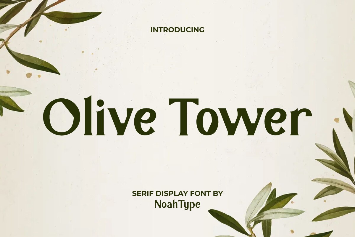 폰트 Olive Tower