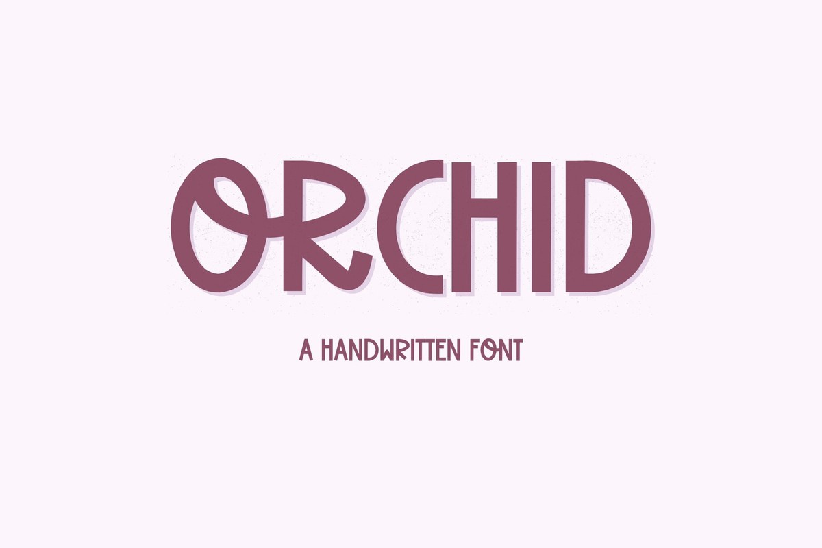 폰트 Orchid