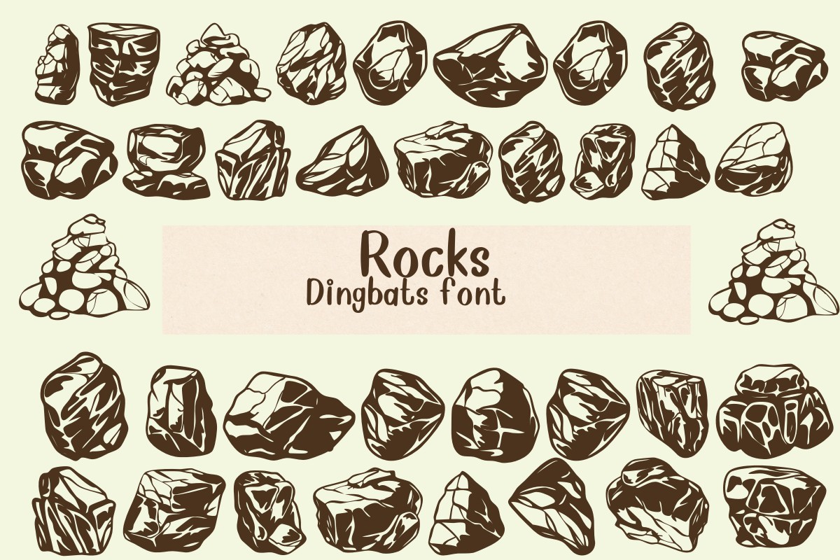 폰트 Rocks