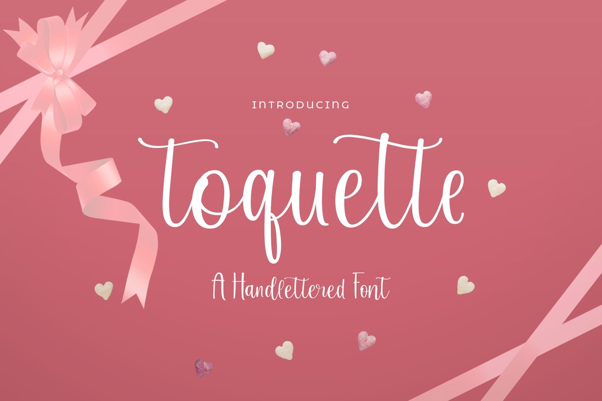 폰트 Toquette