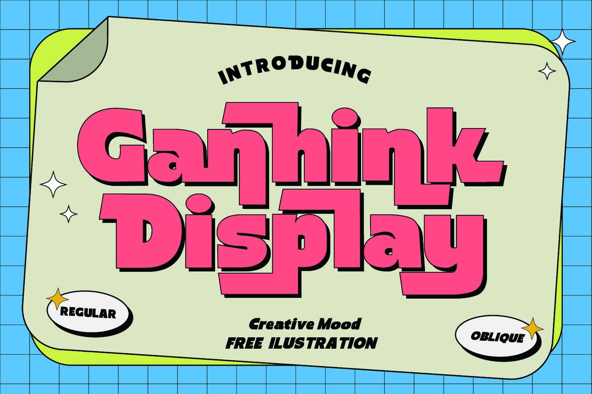 폰트 Ganhink Display