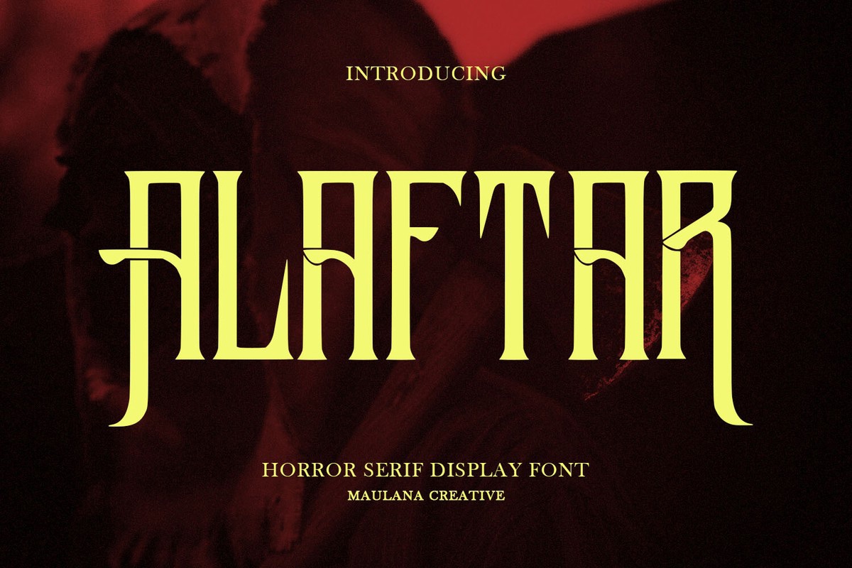 폰트 Alaftar