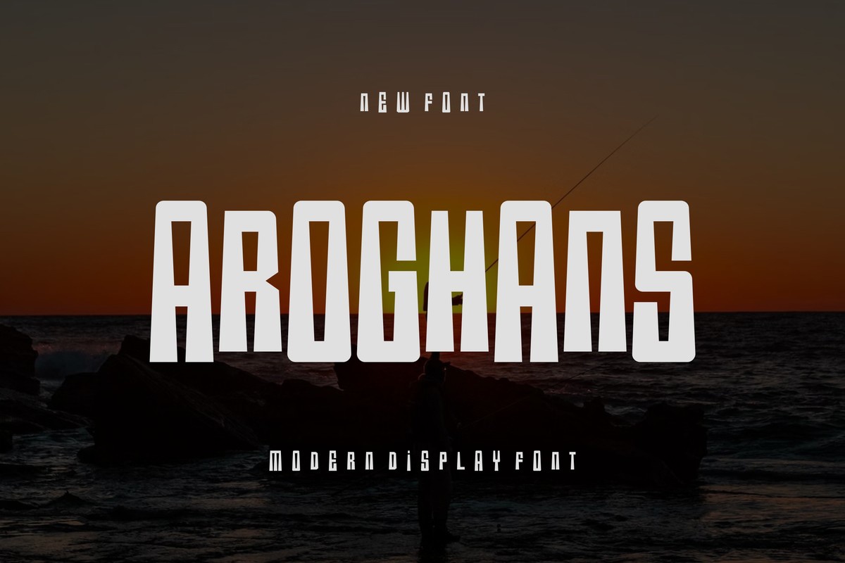 폰트 Aroghans