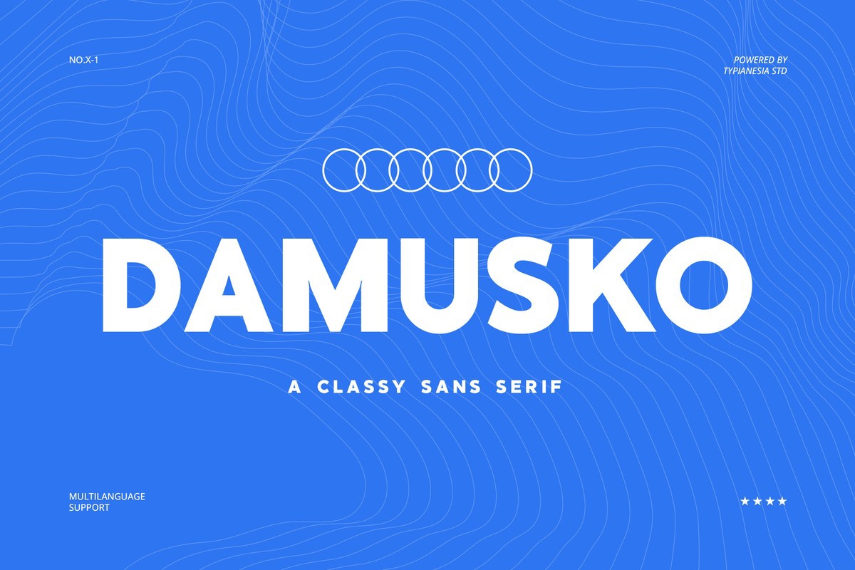 폰트 Damusko