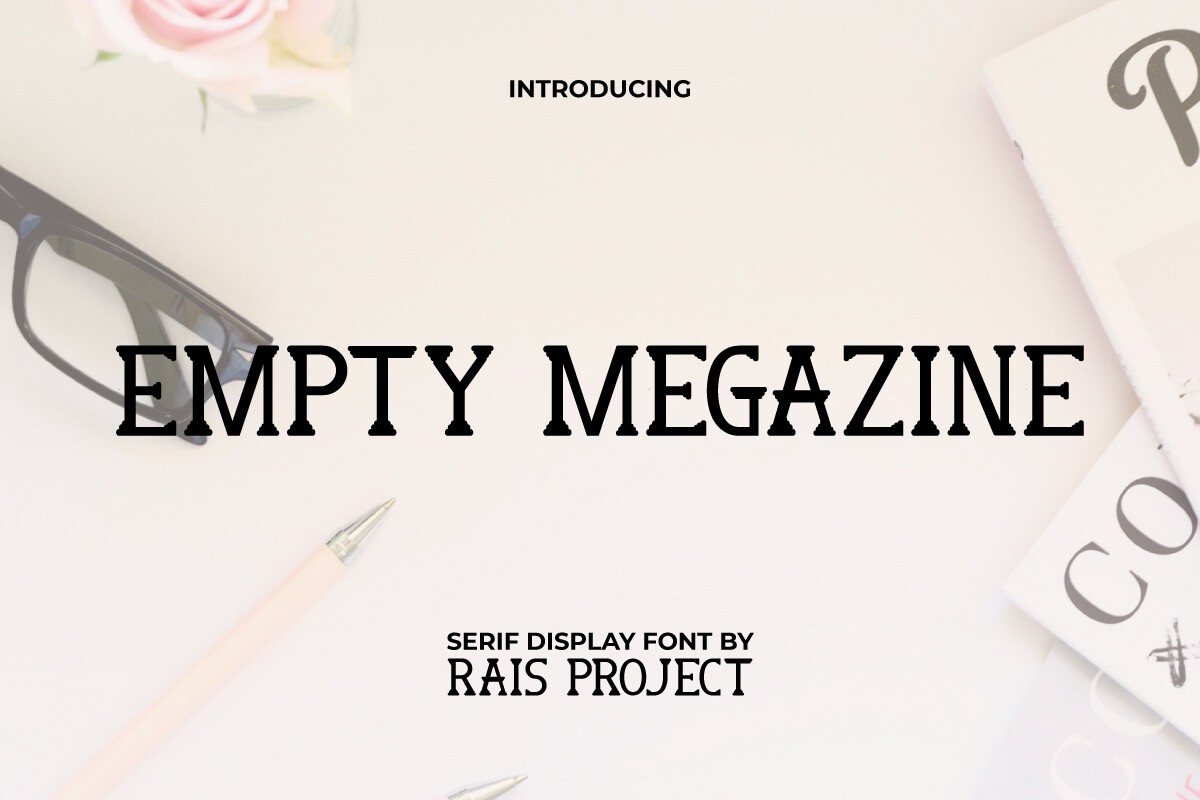 폰트 Empty Megazine