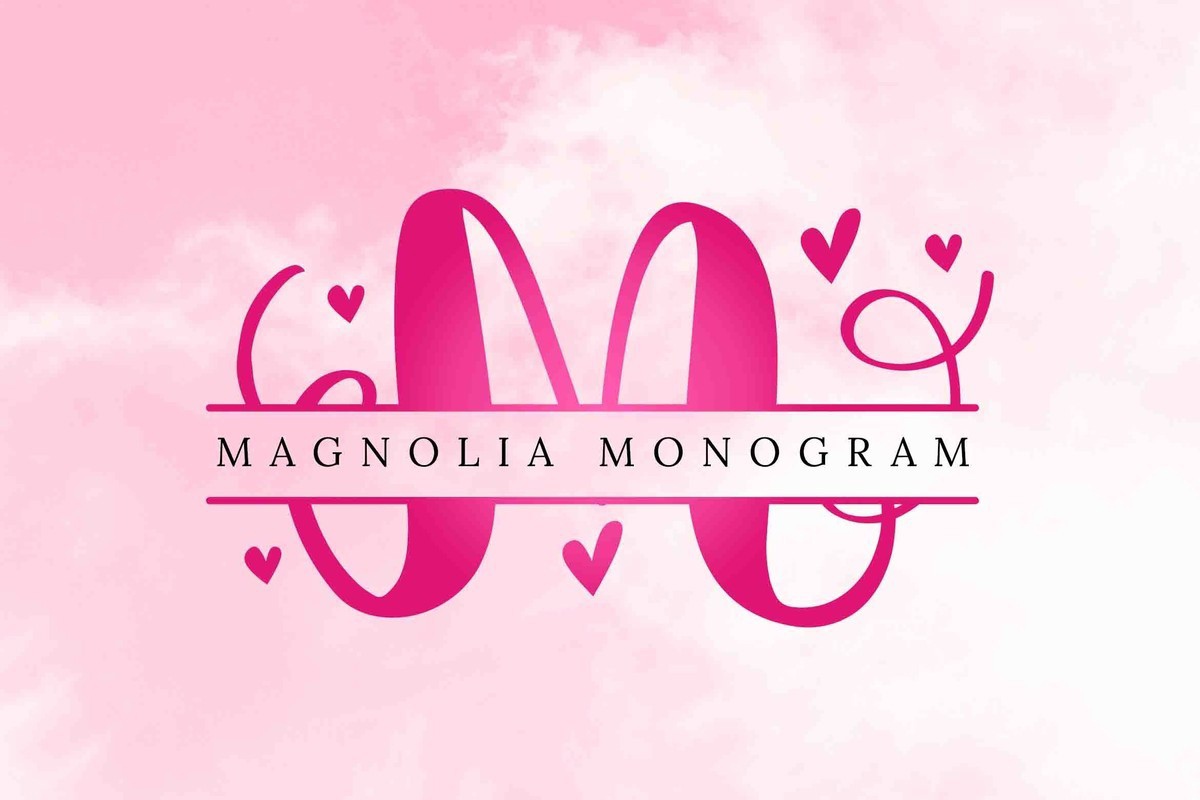 폰트 Magnolia Monogram
