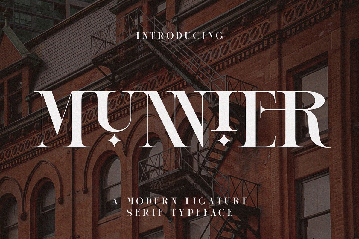 폰트 Munnier