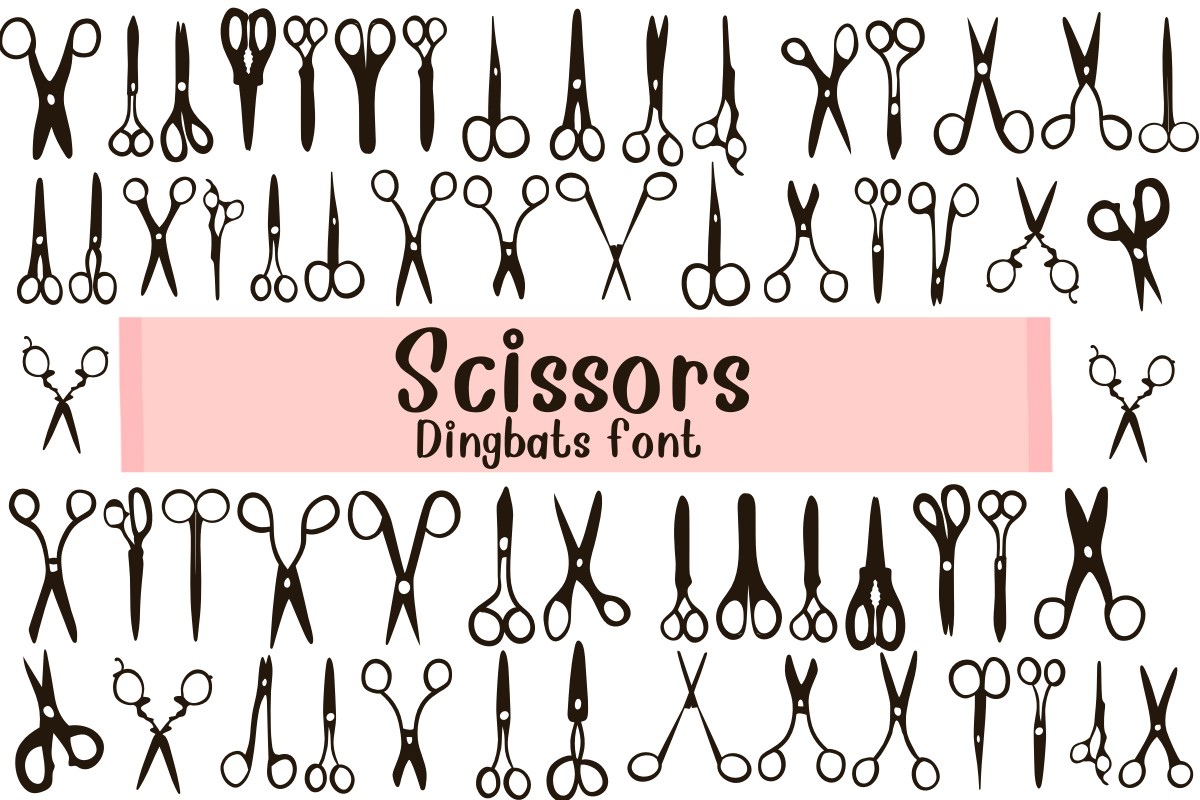 폰트 Scissors