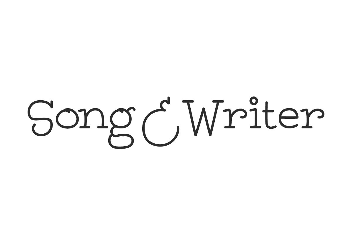 폰트 Song and Writer