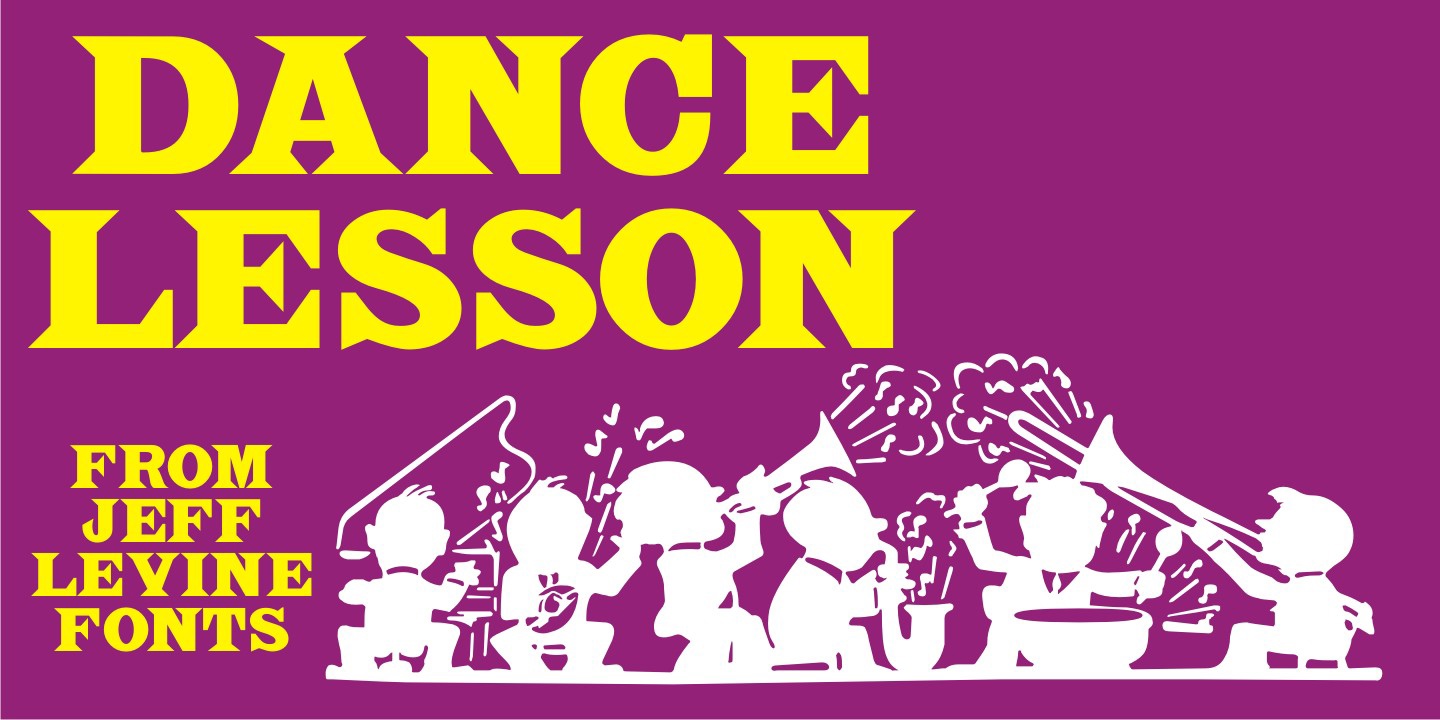 폰트 Dance Lesson JNL