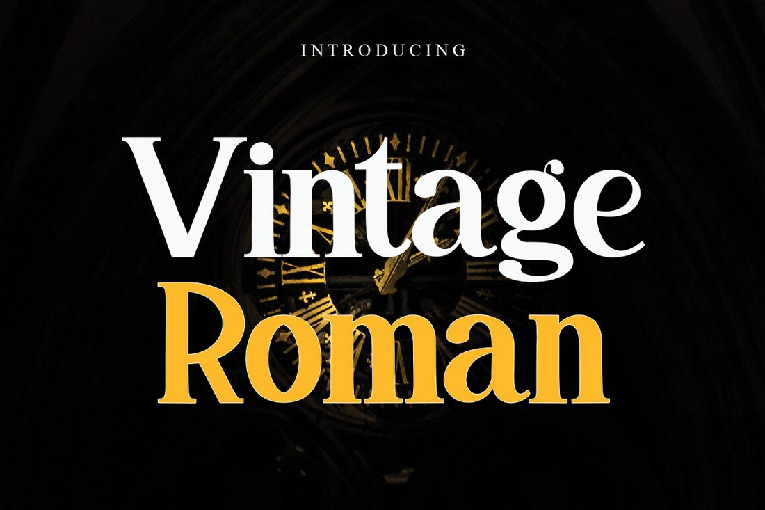 폰트 Vintage Roman