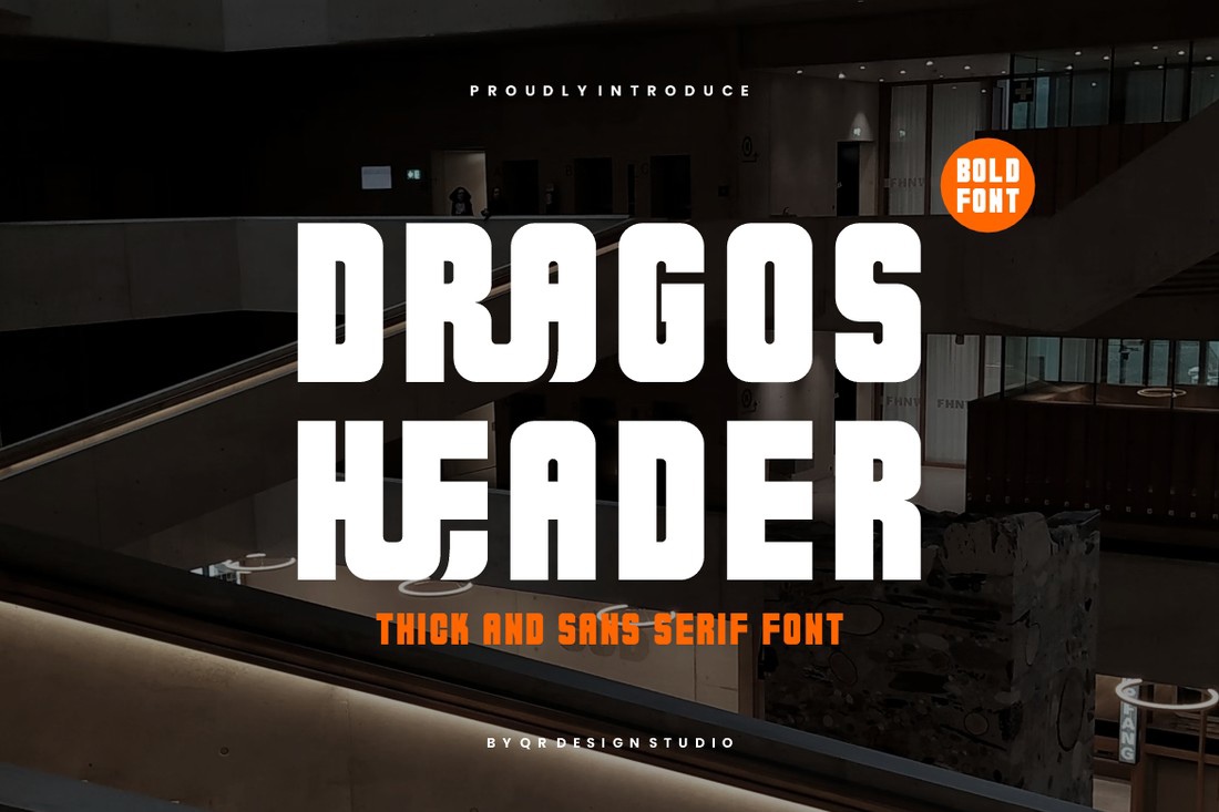 폰트 Dragos Header