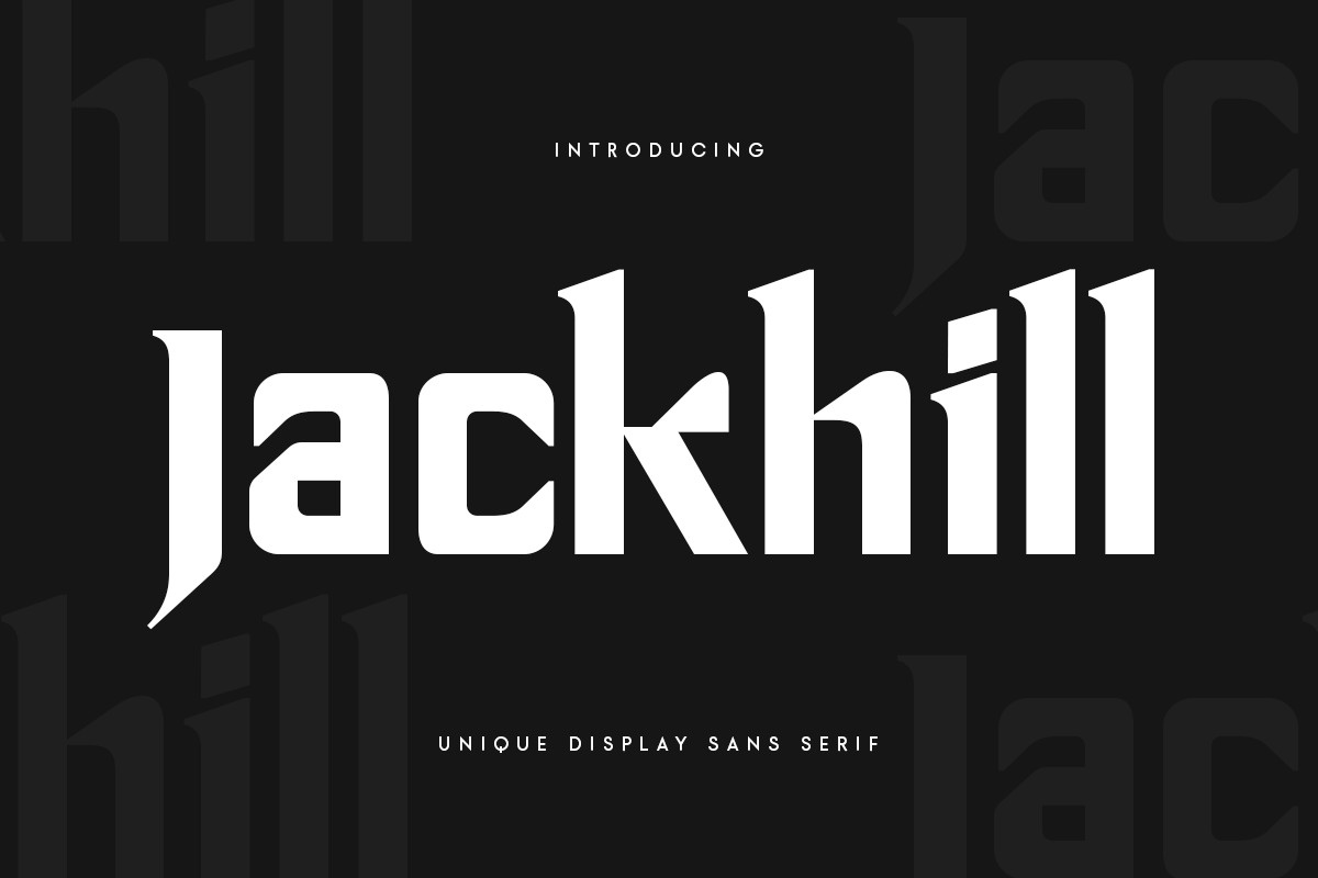 폰트 Jackhill