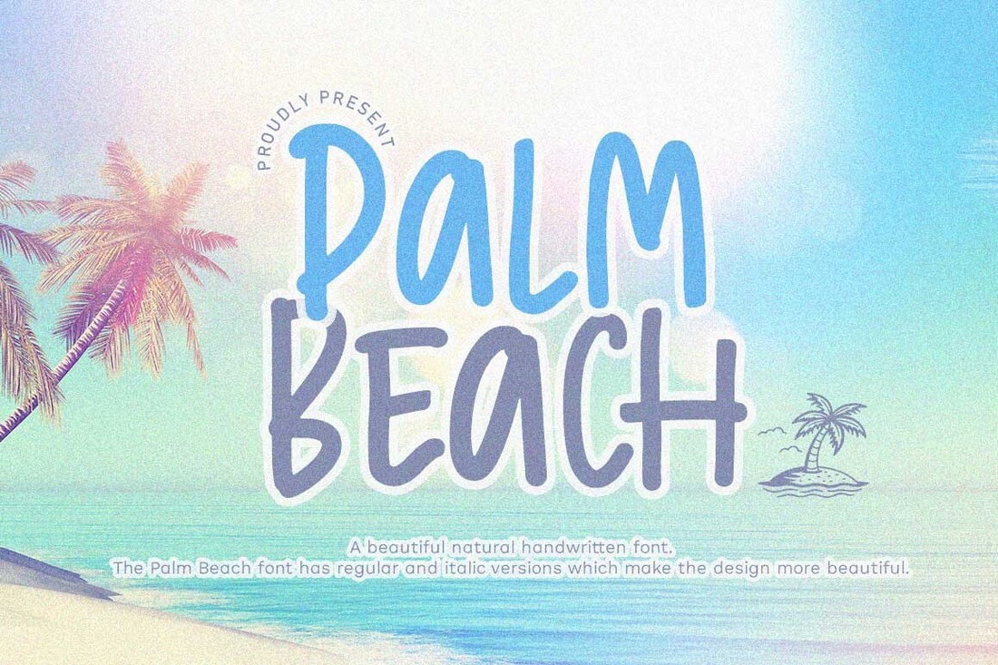 폰트 Palm Beach