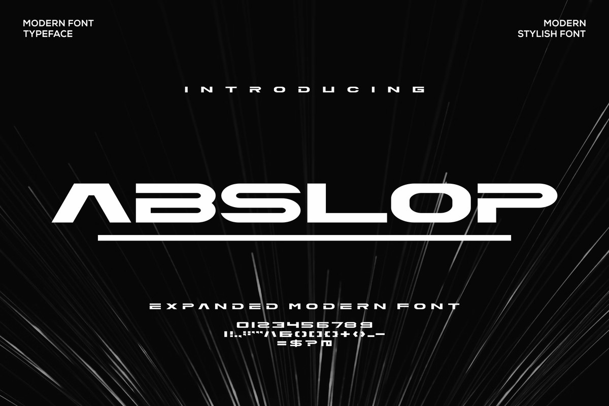 폰트 Abslop