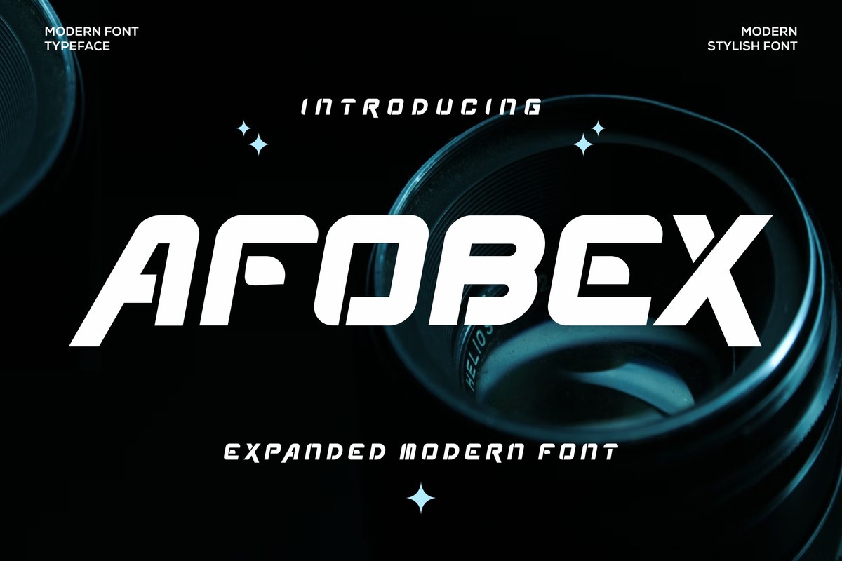폰트 Afobex