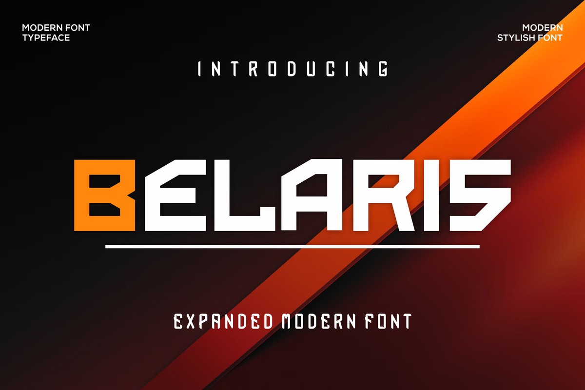 폰트 Belaris