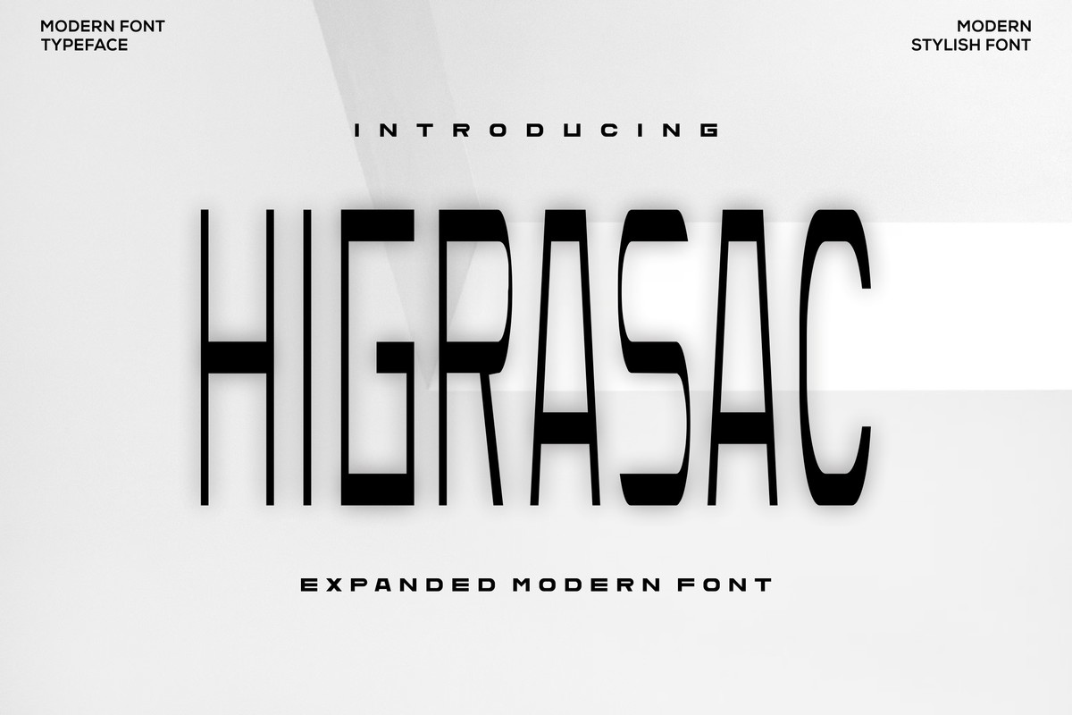 폰트 Higrasac