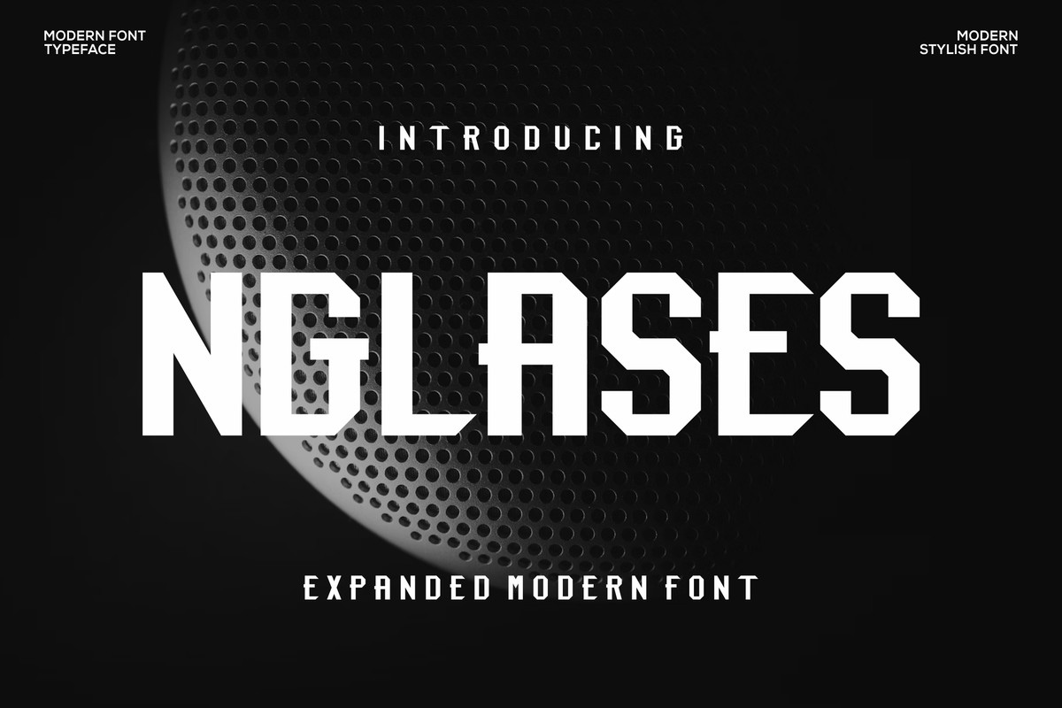폰트 Nglases