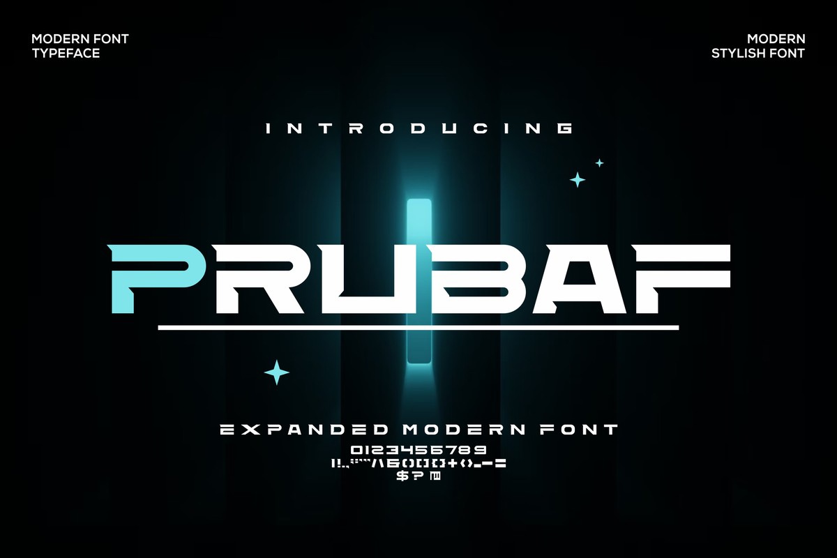 폰트 Prubaf