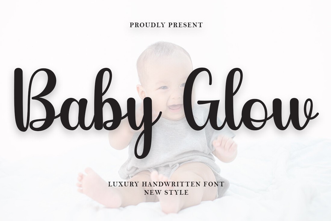 폰트 Baby Glow