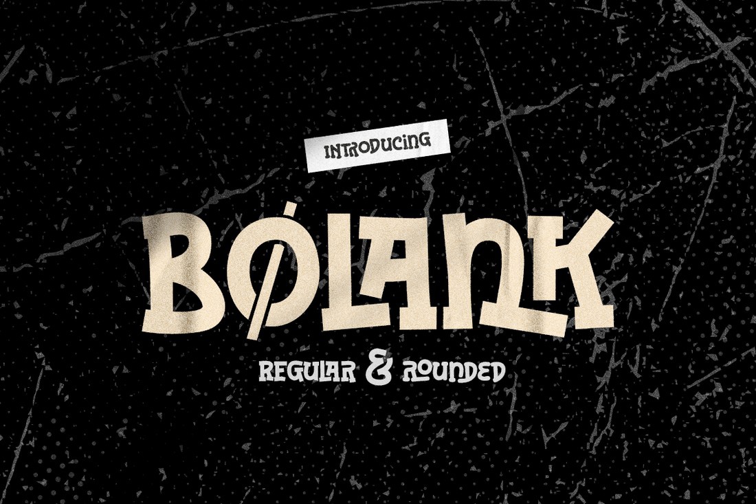 폰트 Bolank