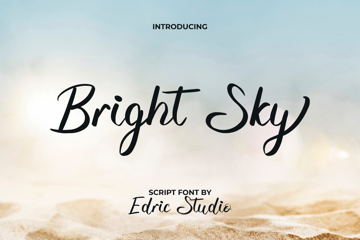 폰트 Bright Sky