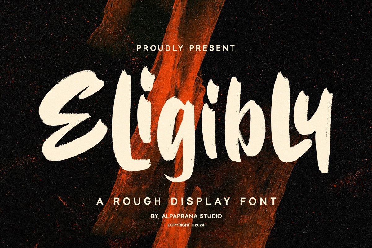 폰트 Eligibly