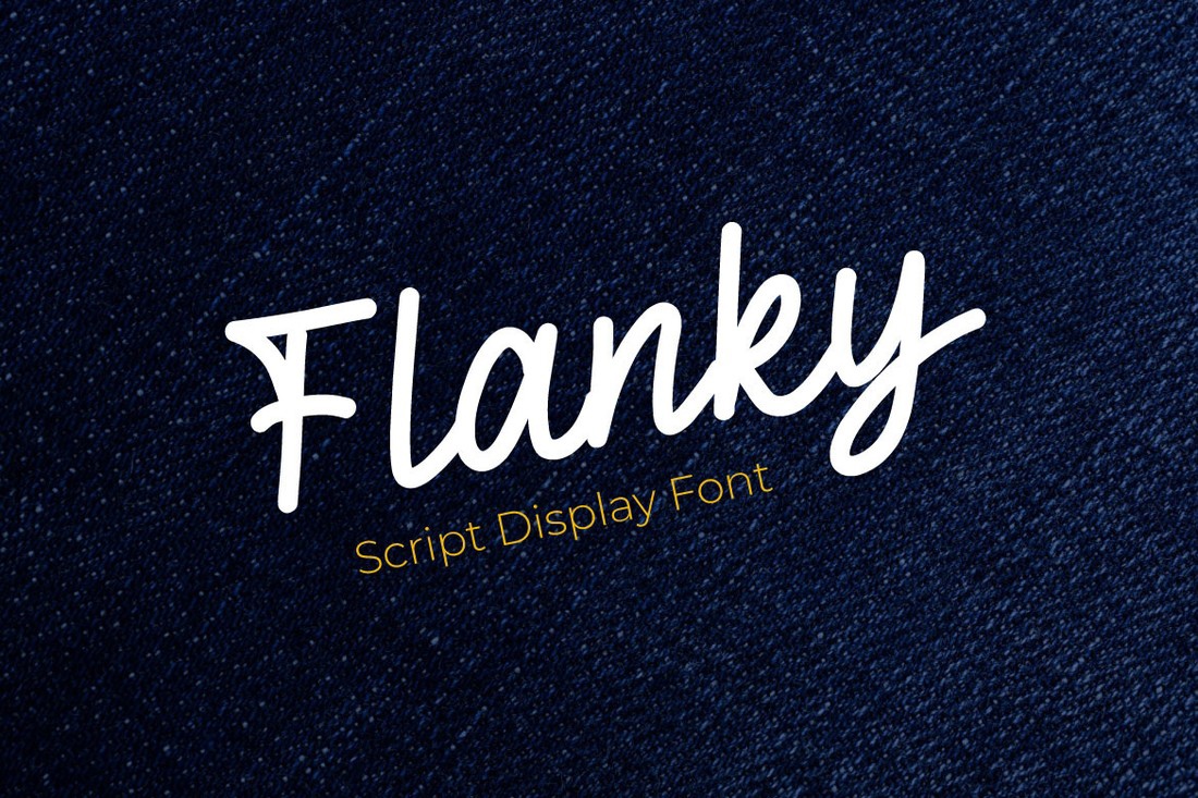 폰트 Flanky