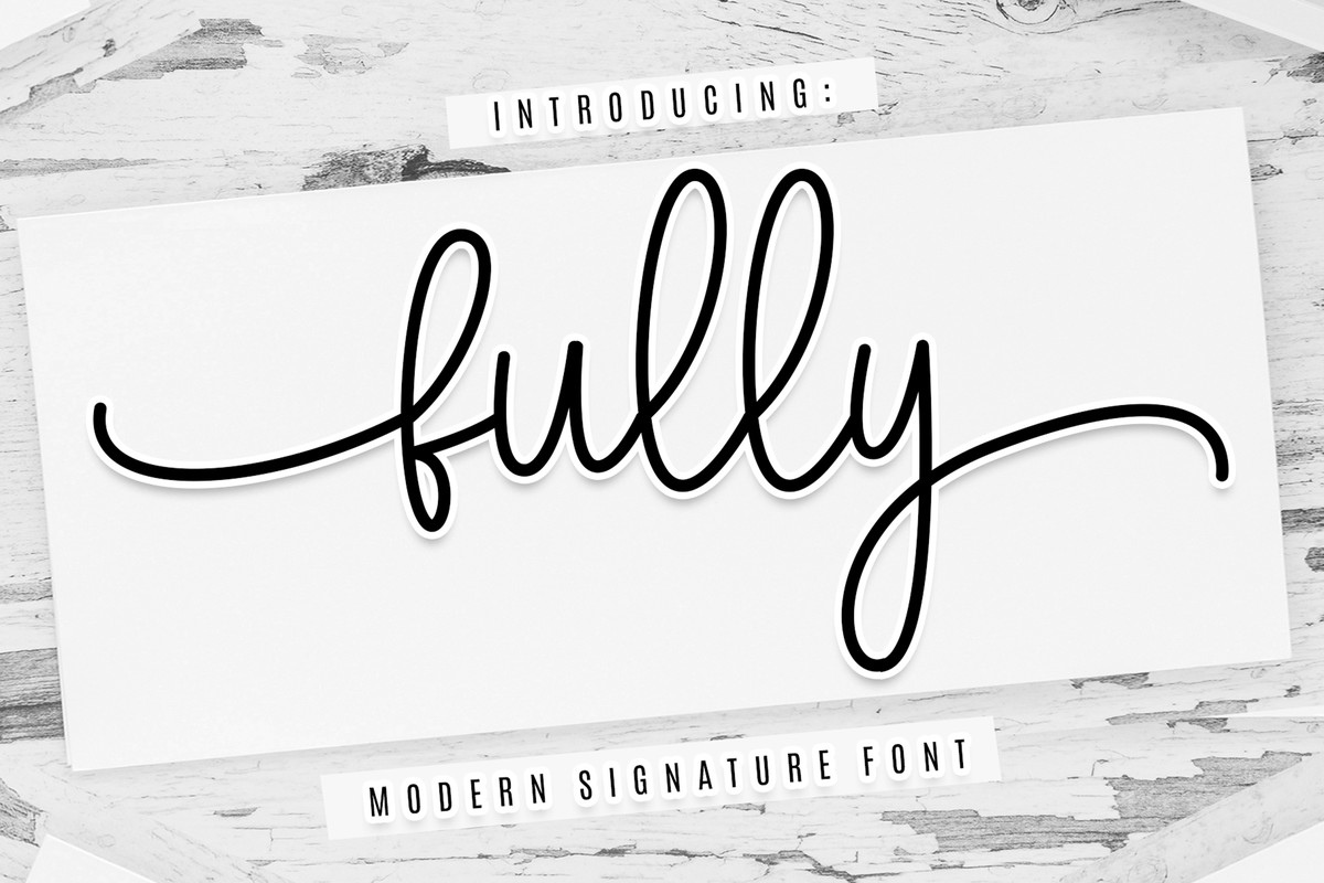 폰트 Fully