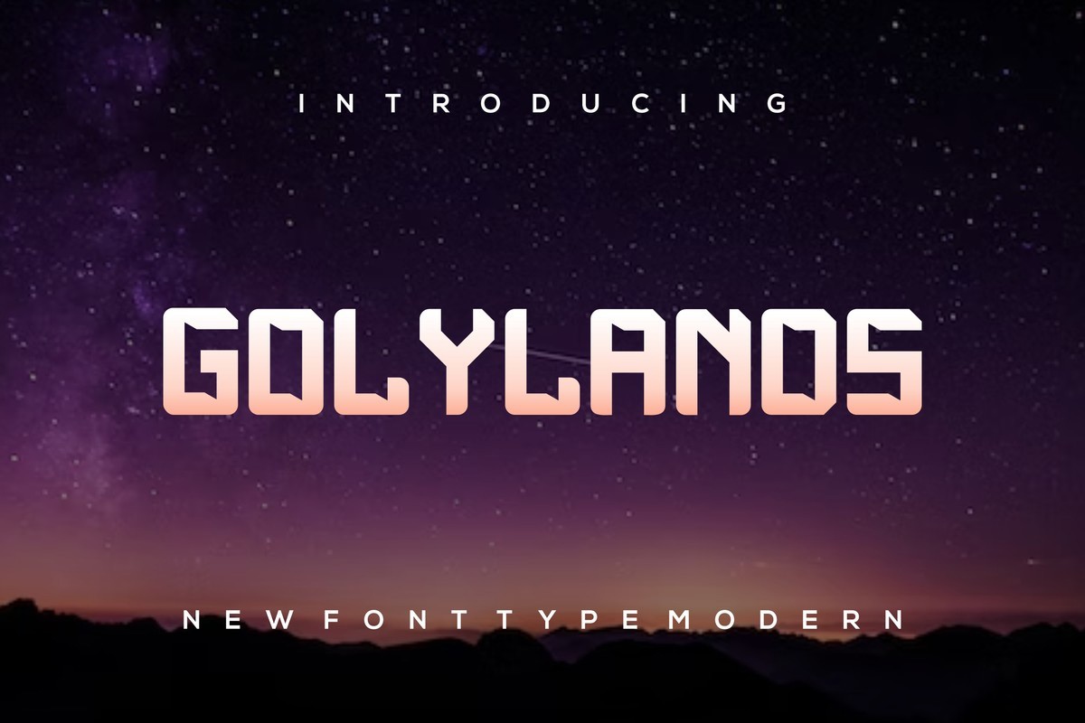 폰트 Golylands