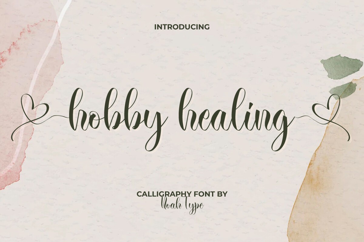 폰트 Hobby Healing
