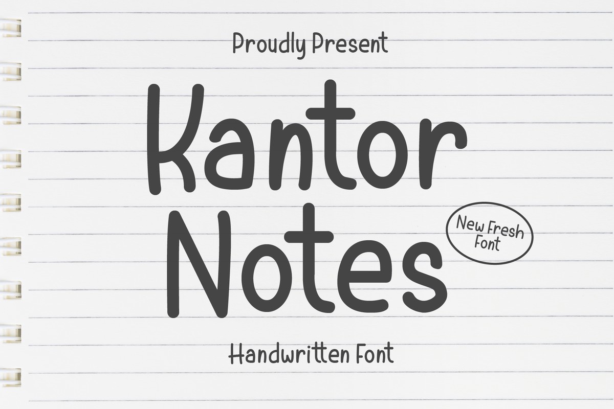 폰트 Kantor Notes