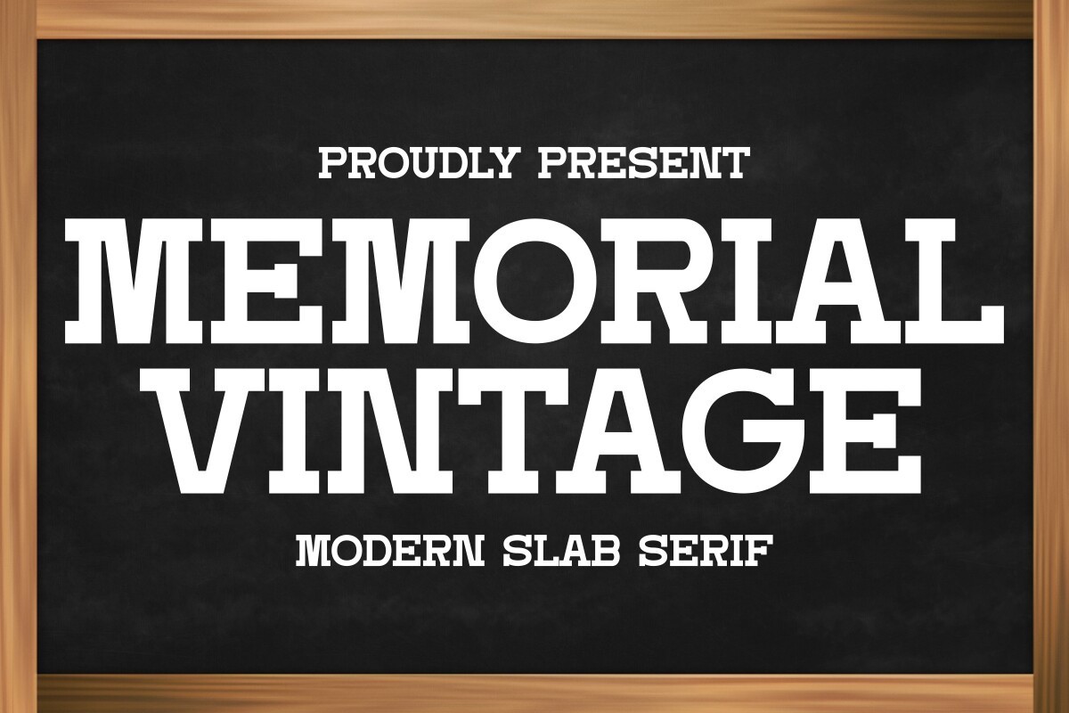 폰트 Memorial Vintage