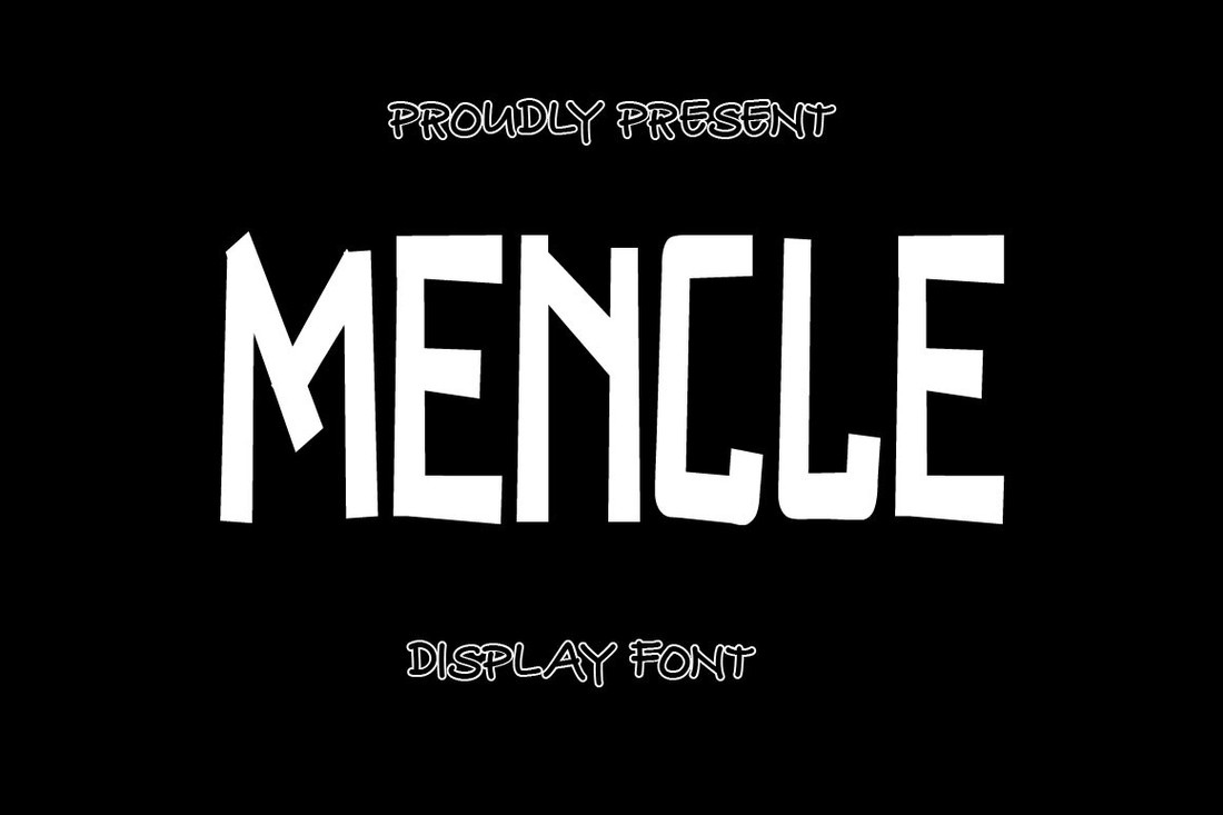 폰트 Mencle