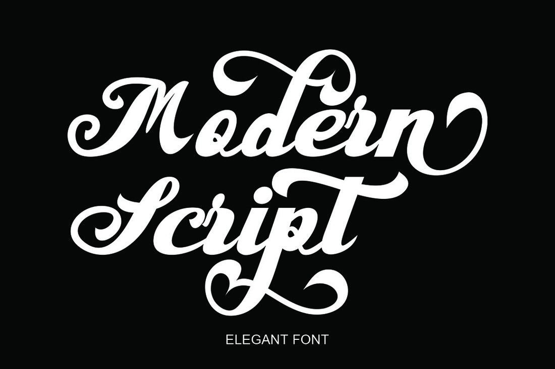 폰트 Modern Script