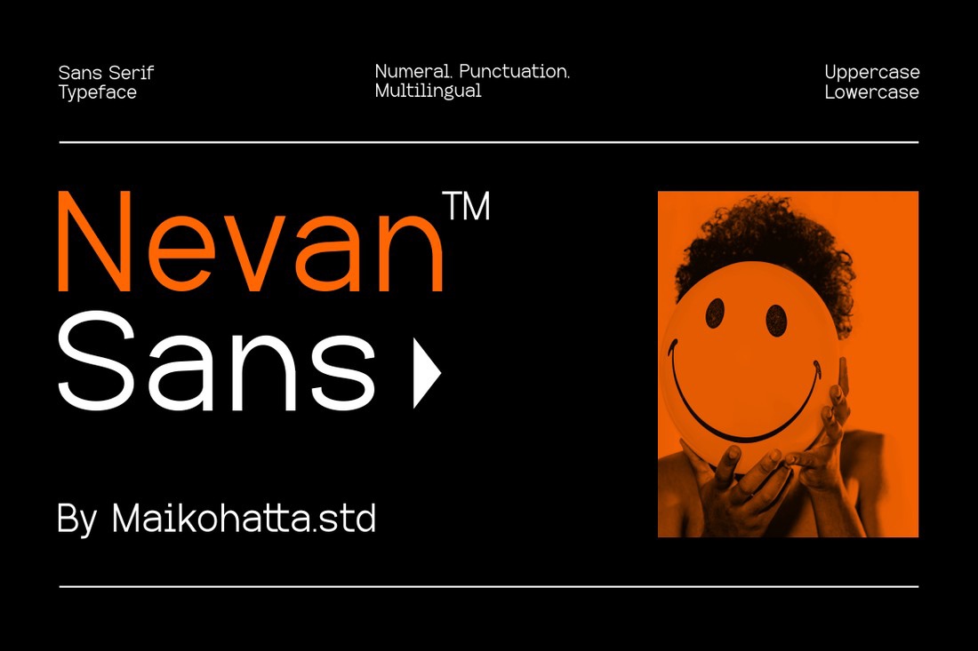폰트 Nevan Sans