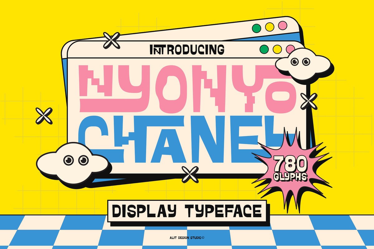 폰트 Nyonyo Chanel