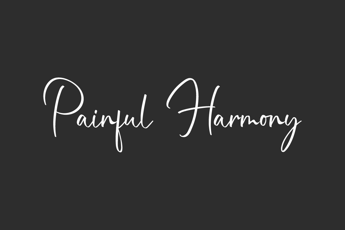 폰트 Painful Harmony