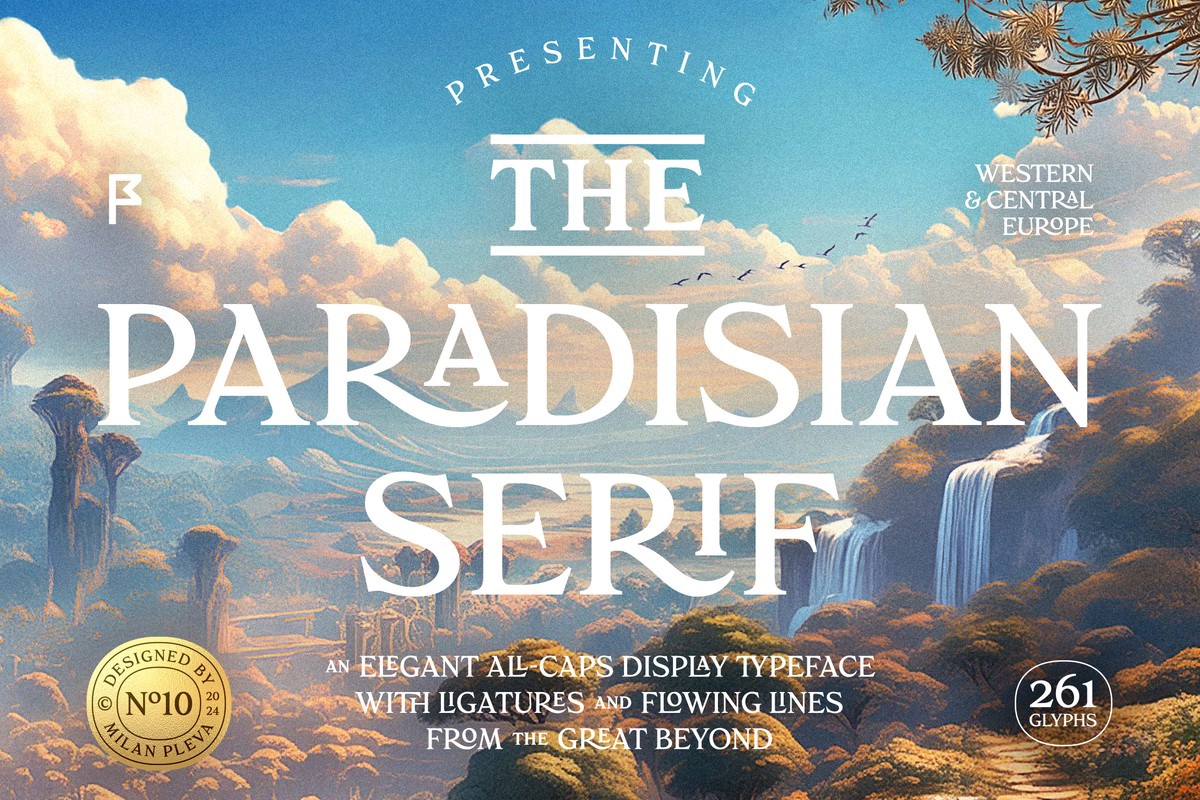 폰트 Paradisian Serif