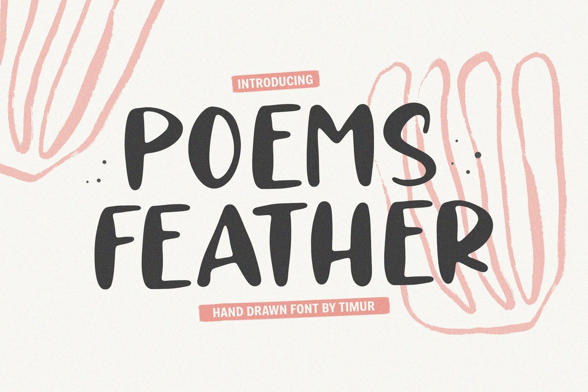 폰트 Poems Feather