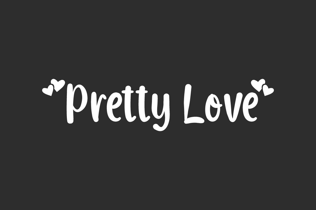 폰트 Pretty Love