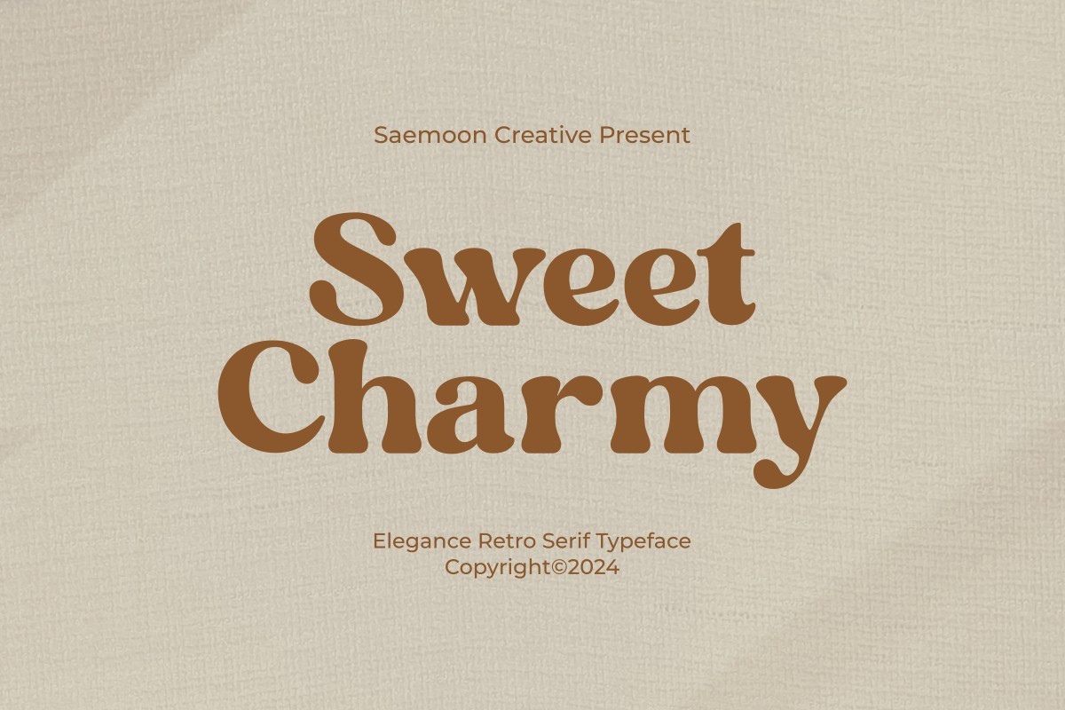 폰트 Sweet Charmy