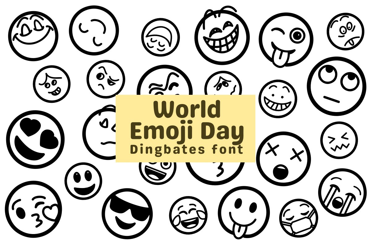 폰트 World Emoji Day