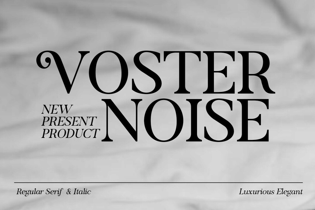 폰트 Voster Noise