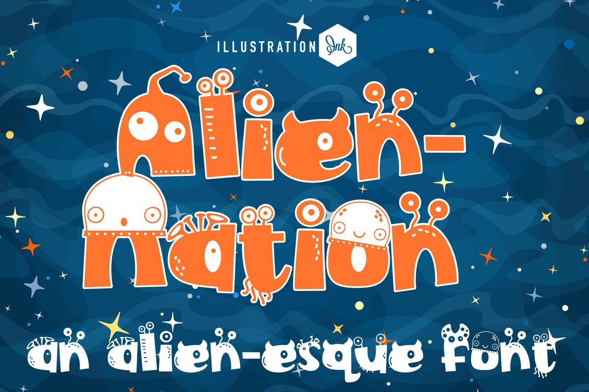 폰트 PN Alien Nation