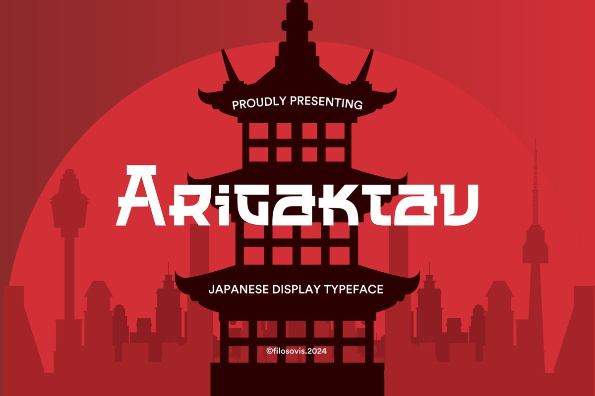 폰트 Arigaktau